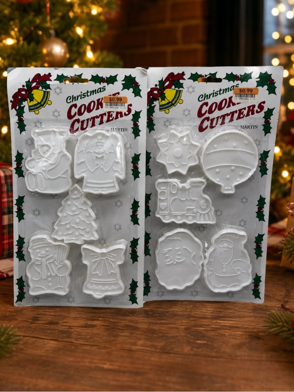 Christmas Cookie Cutters Set HARTIN set of 12 Kitchen Santa Angle Star Tree trai